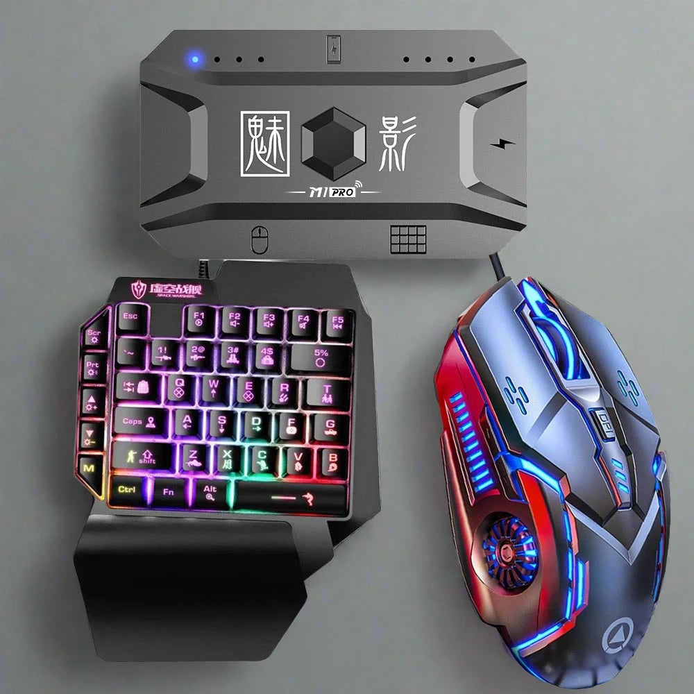 Mini One-Handed Keyboard for Gaming